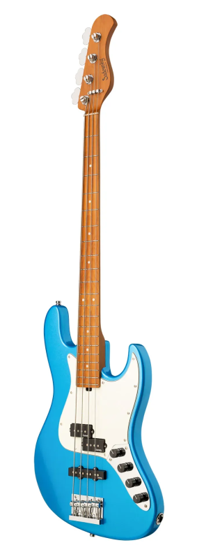 Sadowsky MetroExpress 21-Fret Hybrid P/J Bass, Roasted Maple Fingerboard, 4-String - Solid Ocean Blue Metallic High Polish